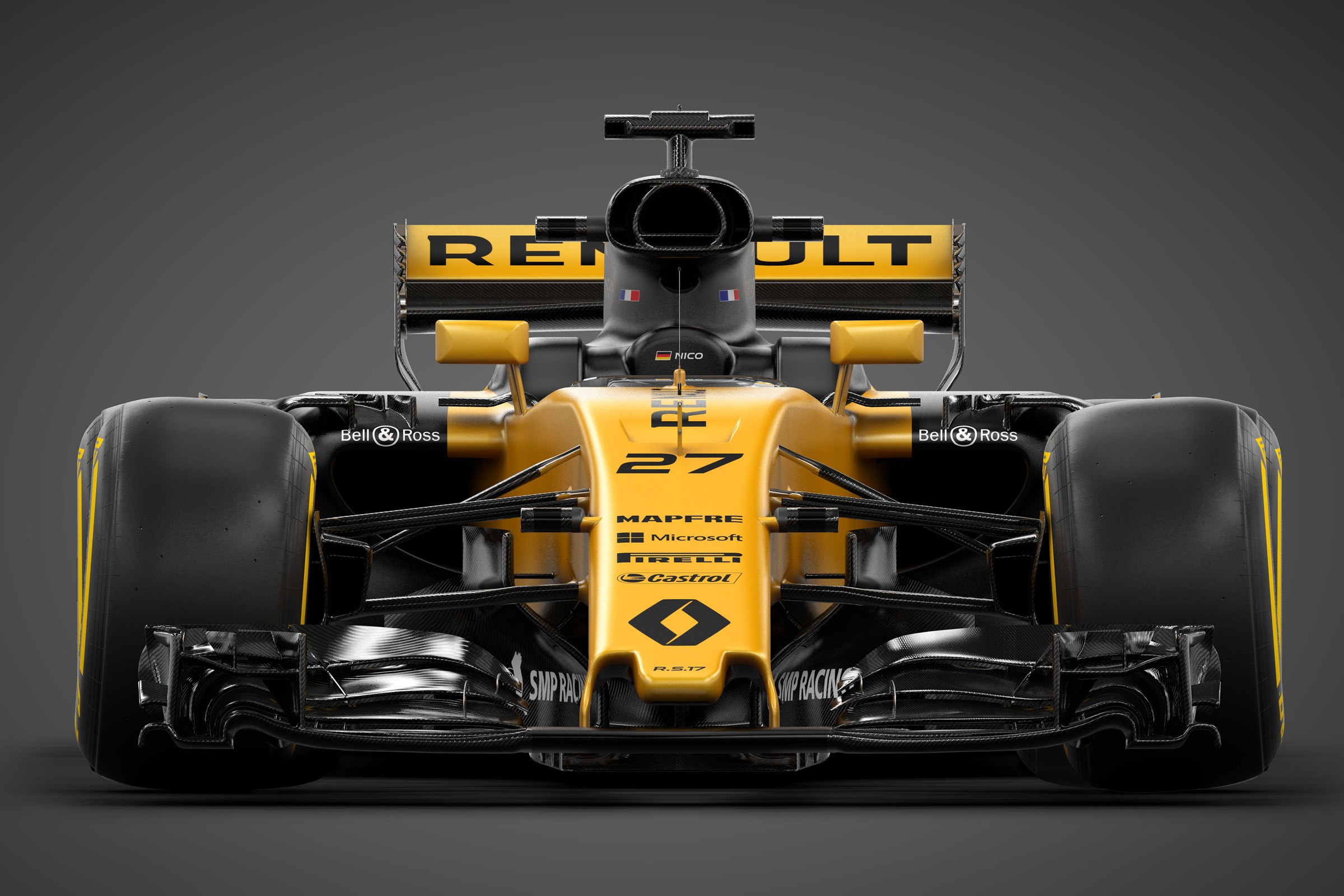 Renault Sport R.S.17 2017 Formula One car head on