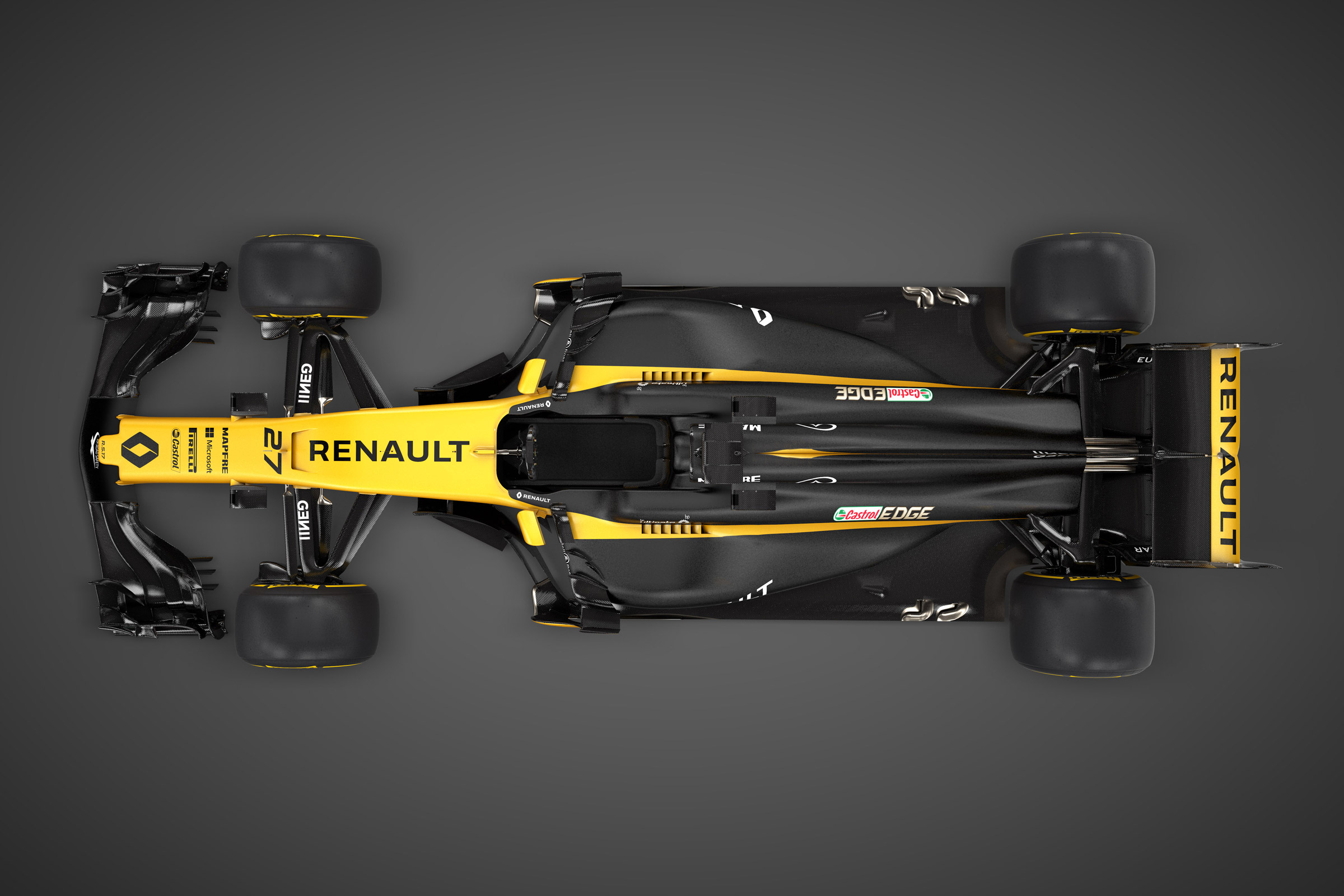 Renault Sport R.S.17 2017 Formula One car over head