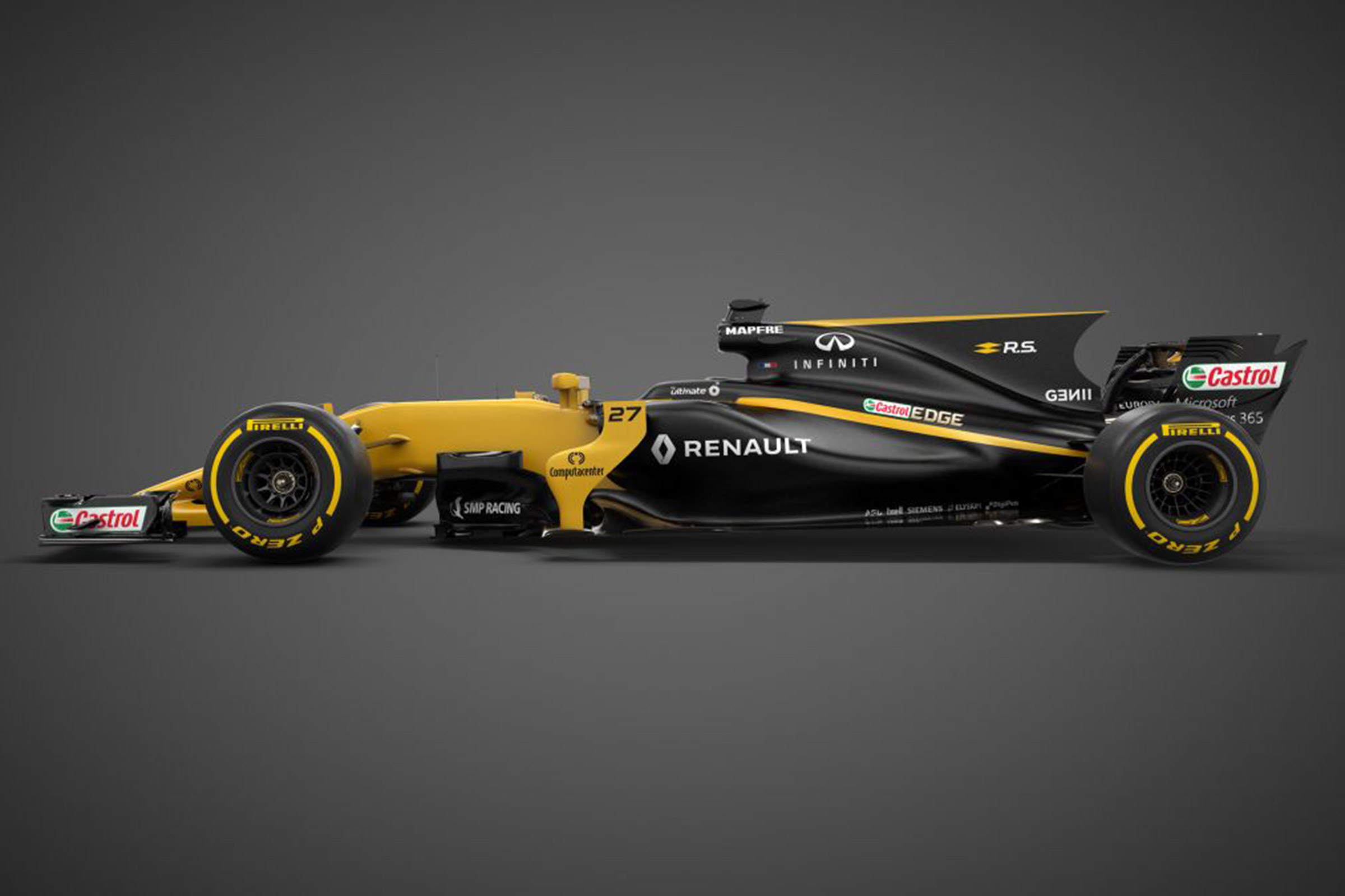 Renault F1 car side