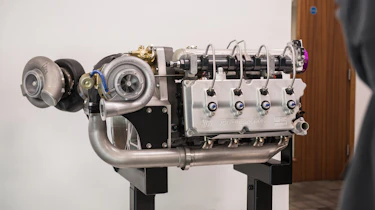Ricardo factory shot JCB engine