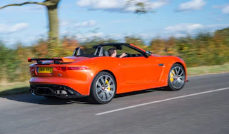 Jaguar F-Type SVR Convertible - rear three quarter