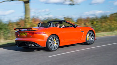 Jaguar F-Type SVR Convertible - rear three quarter