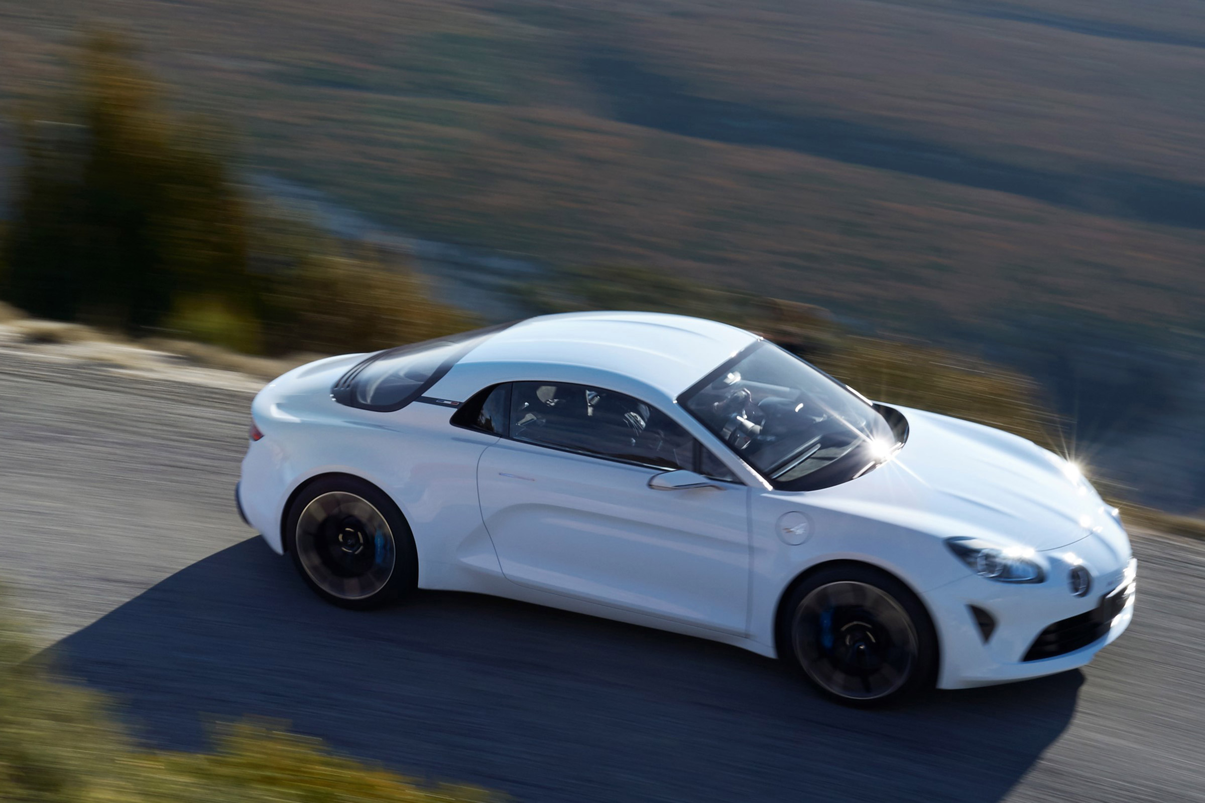 Alpine concept white profile