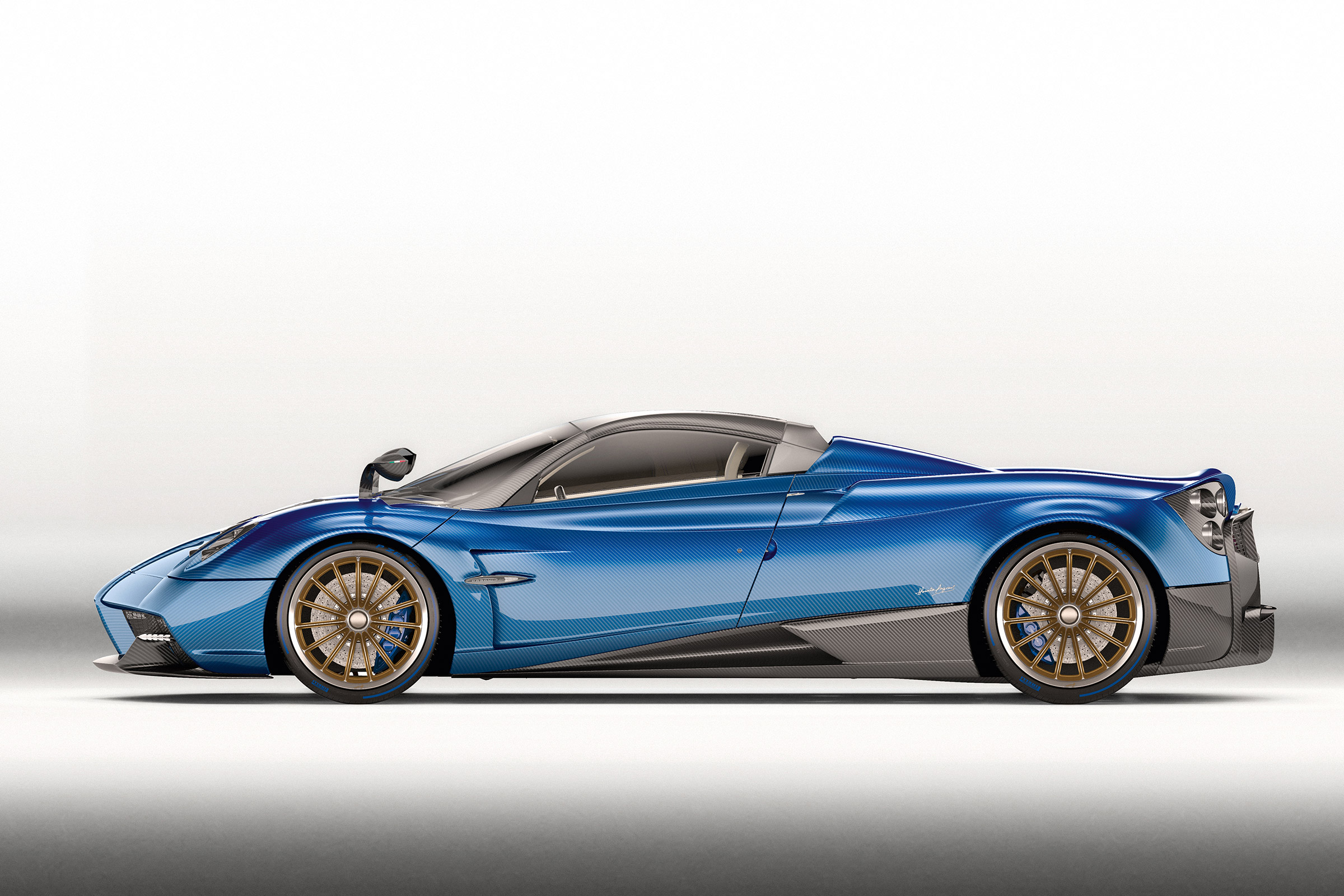 Huayra roadster profile 2