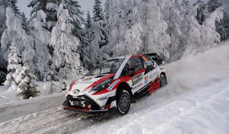 WRC Yaris front