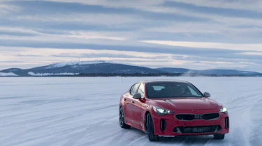 Kia Stinger GT prototype drive Sweden front