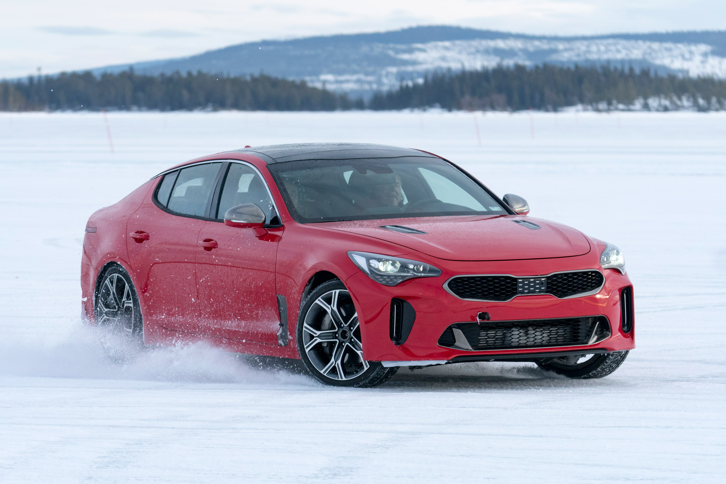 Kia Stinger GT prototype drive Sweden