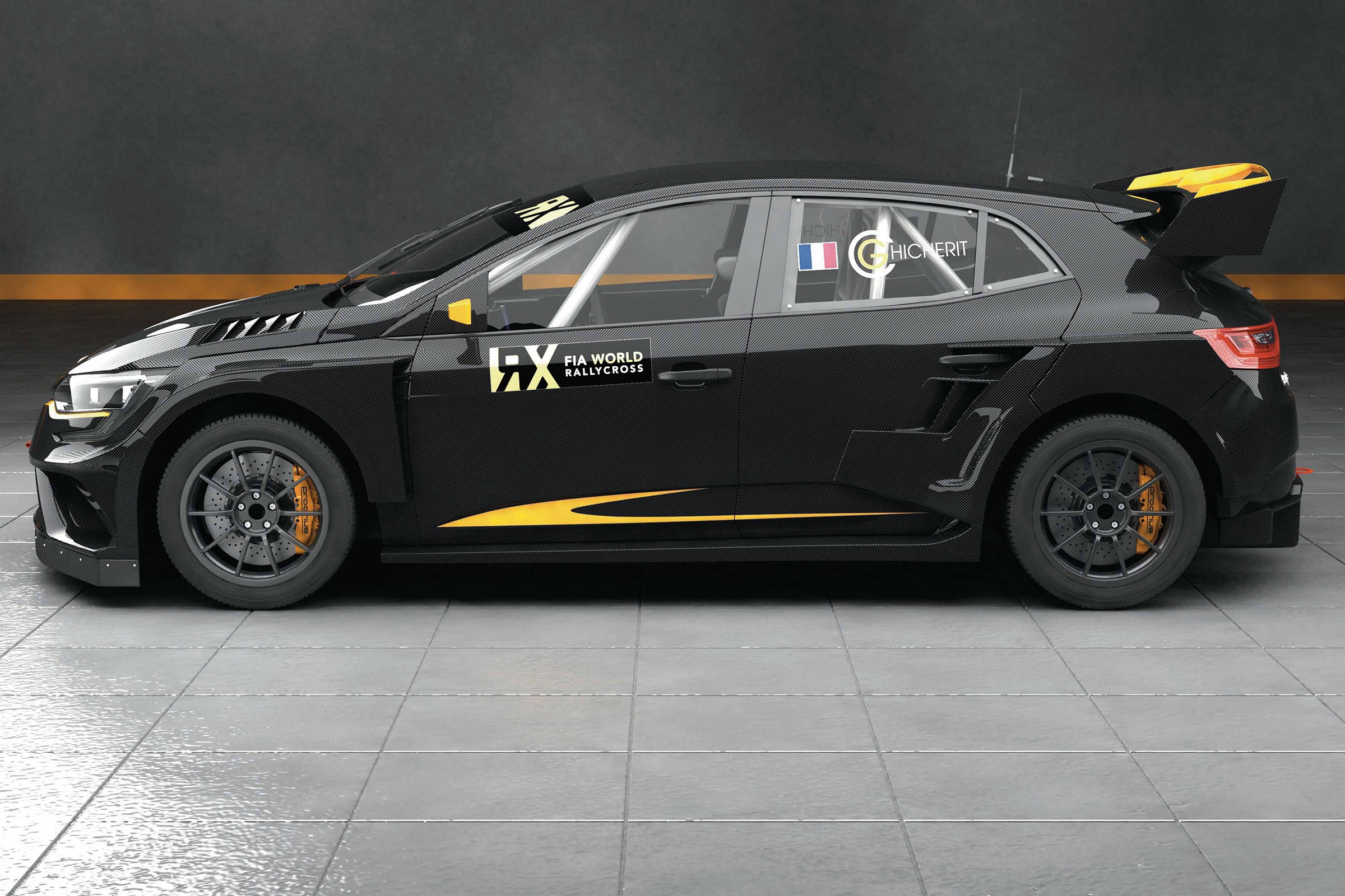 Prodrive Megane Supercar WRX - side profile