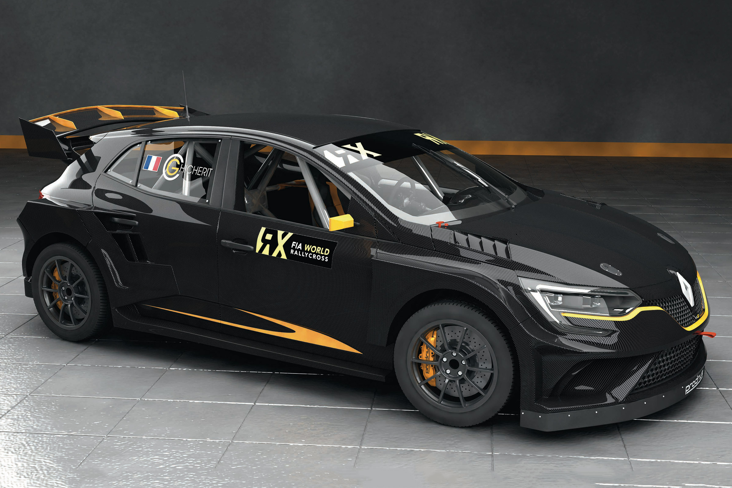 Prodrive Megane Supercar WRX - front three quarter