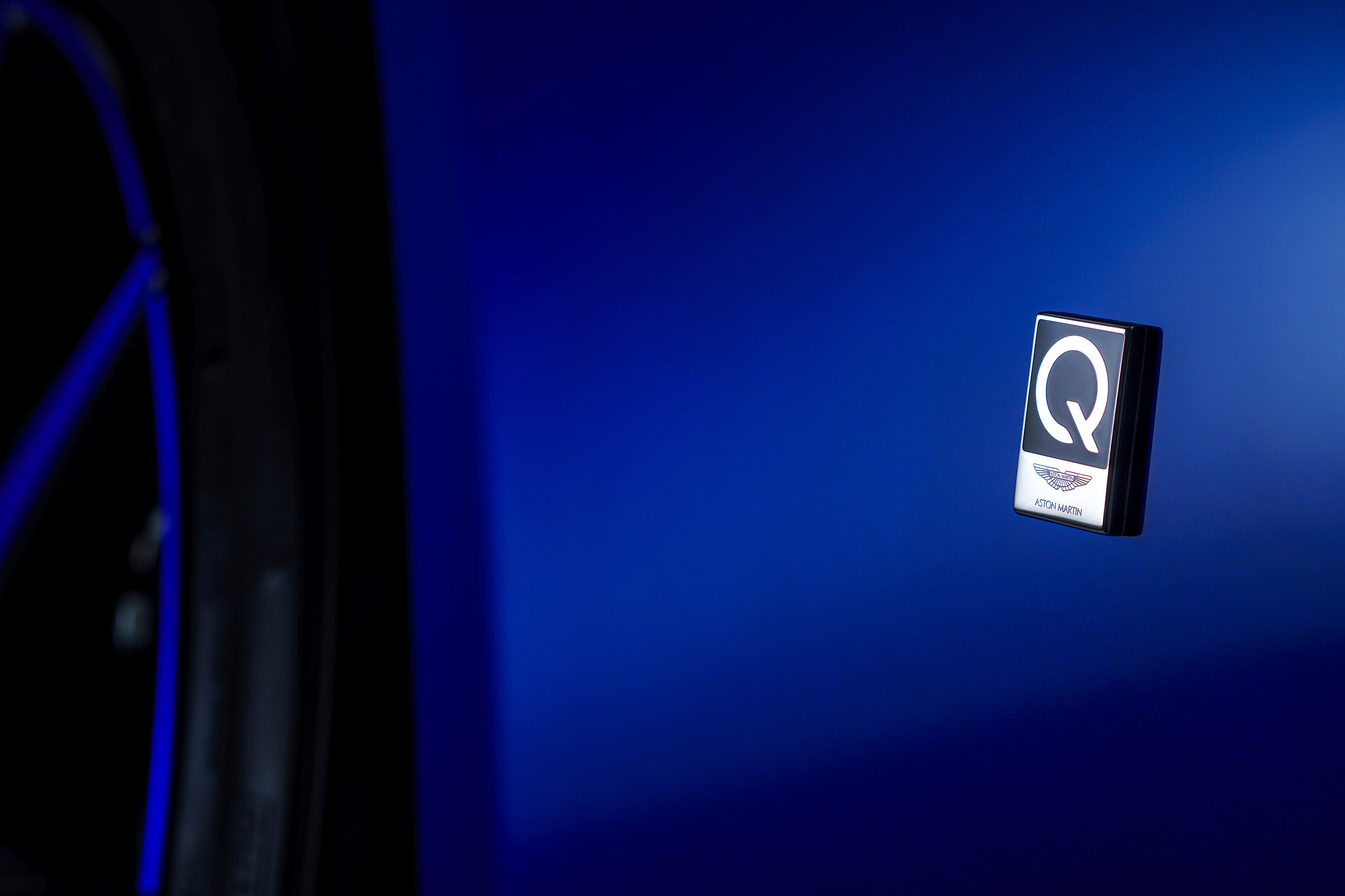 Q by Aston Martin DB11 - Q badge