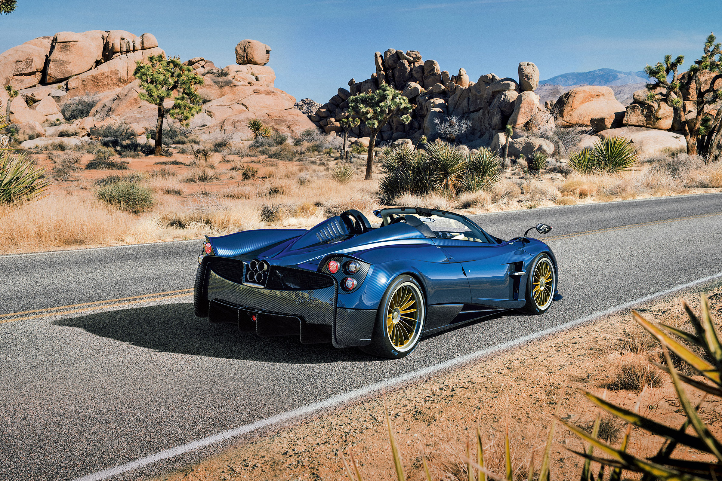 Huayra roadster rear