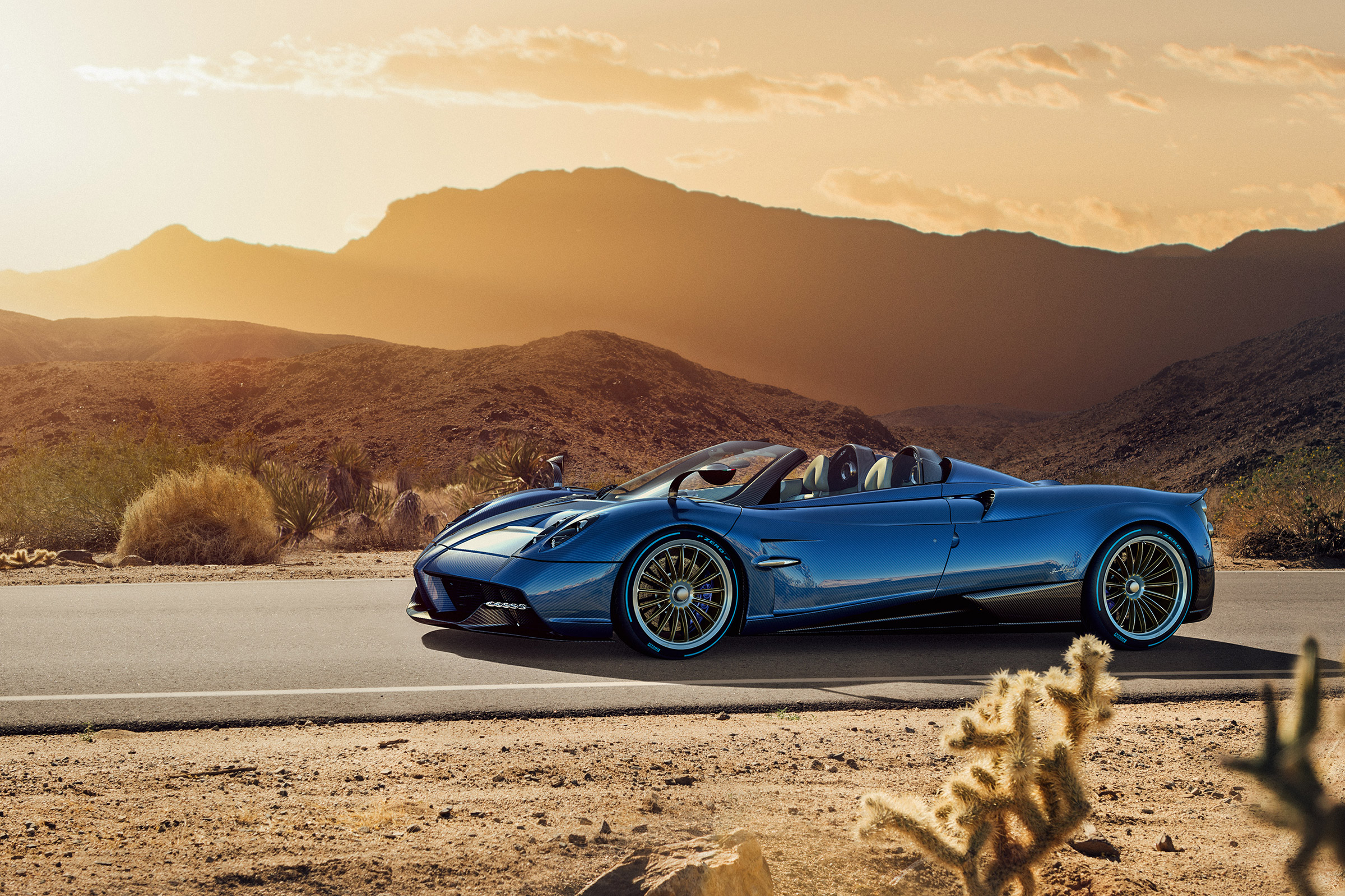 Huayra roadster profile