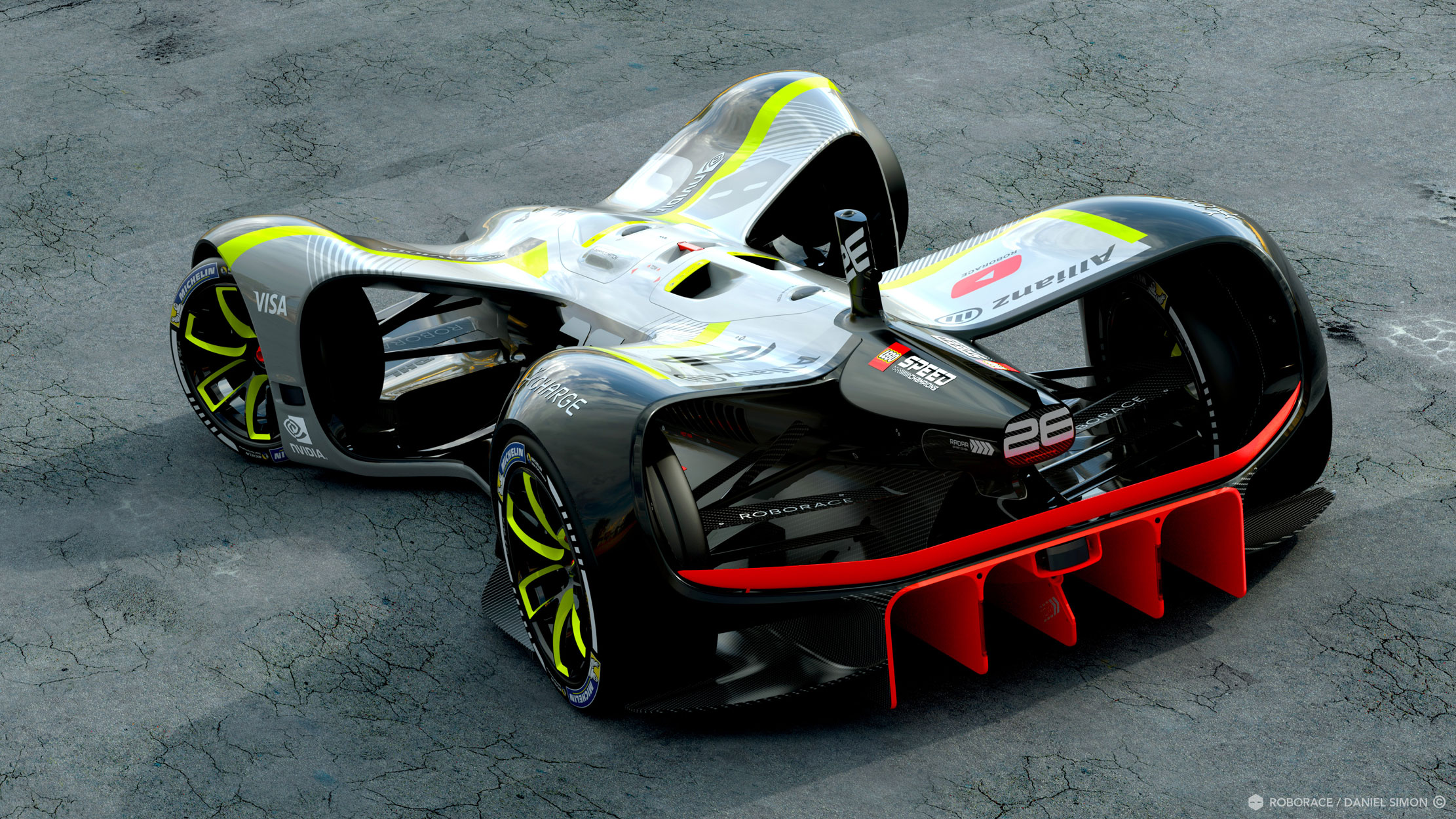 Roborace Robocar - Rear