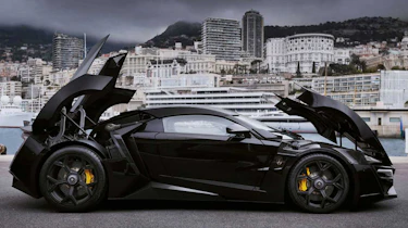Lykan Hypersport covers open