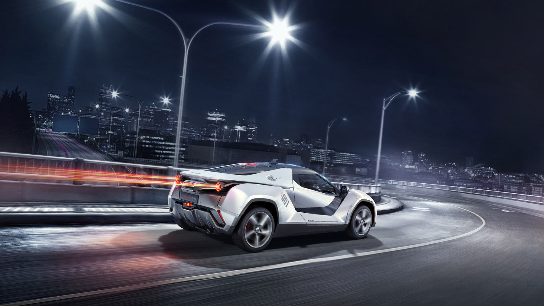 Tata Racemo rear tracking