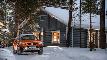 SEAT Ateca snow cabin