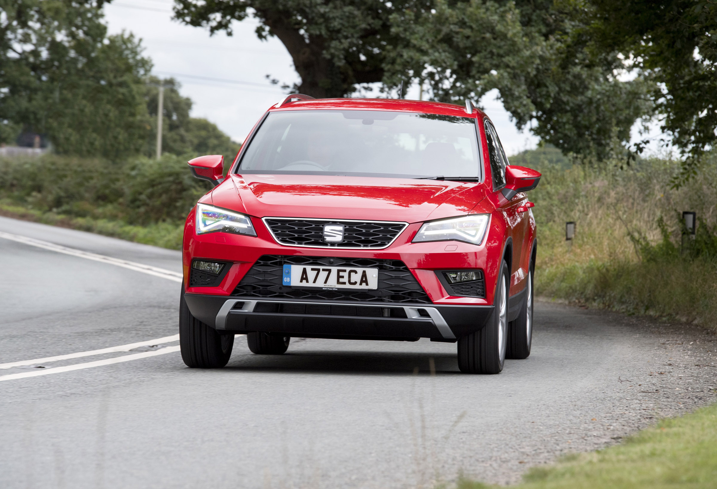 SEAT Ateca cornering