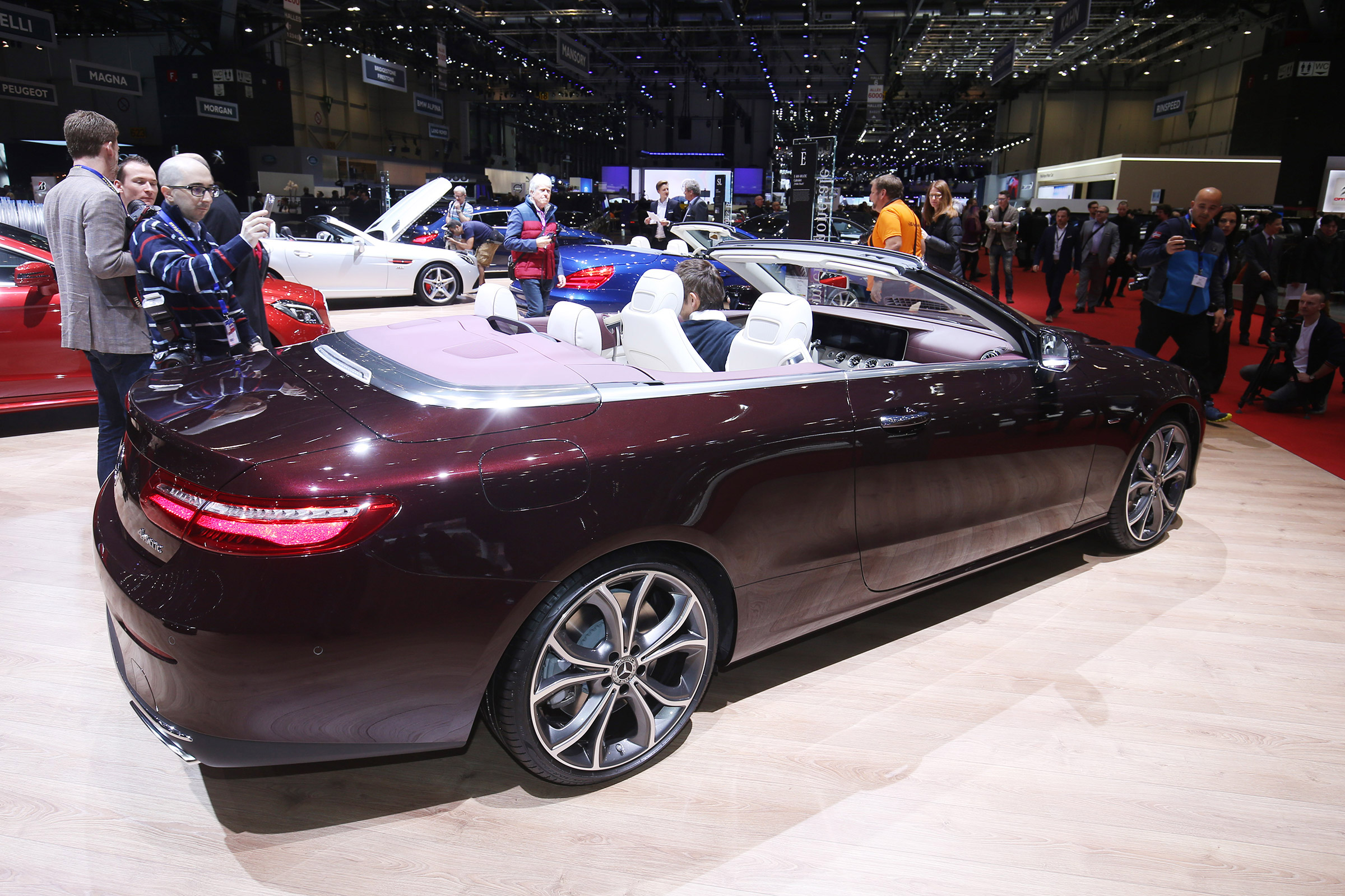 Mercedes E-Class Cabriolet - Geneva rear three quarter
