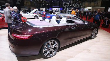Mercedes E-Class Cabriolet - Geneva rear three quarter