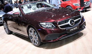 Mercedes E-Class Cabriolet - Geneva front three quarter