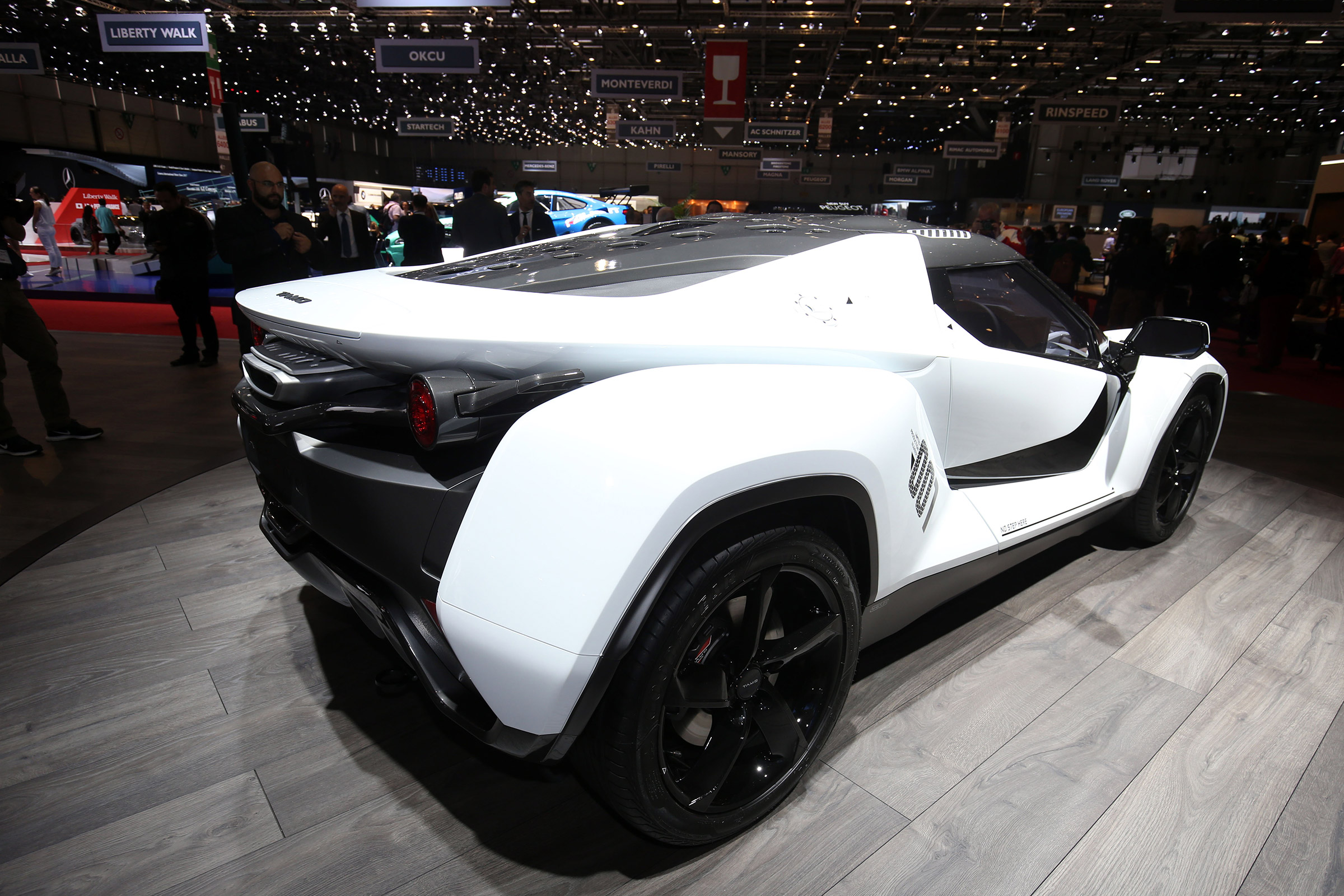 Tata Racemo Geneva rear three quarter