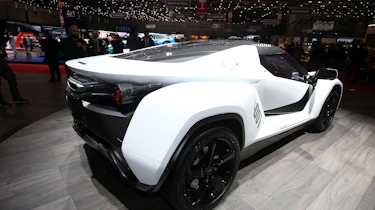 Tata Racemo Geneva rear three quarter
