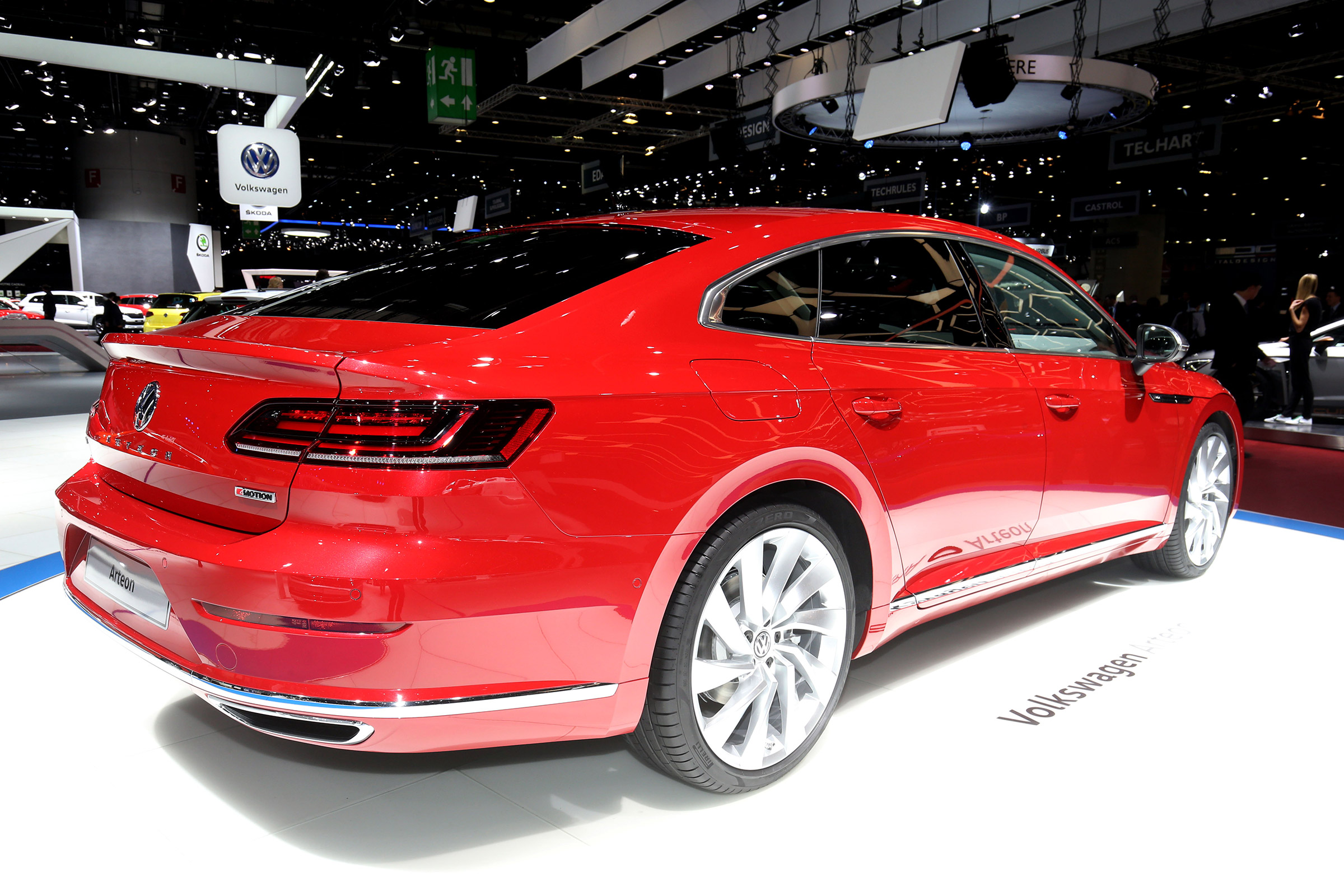 Volkswagen Arteon - Geneva rear three quarter
