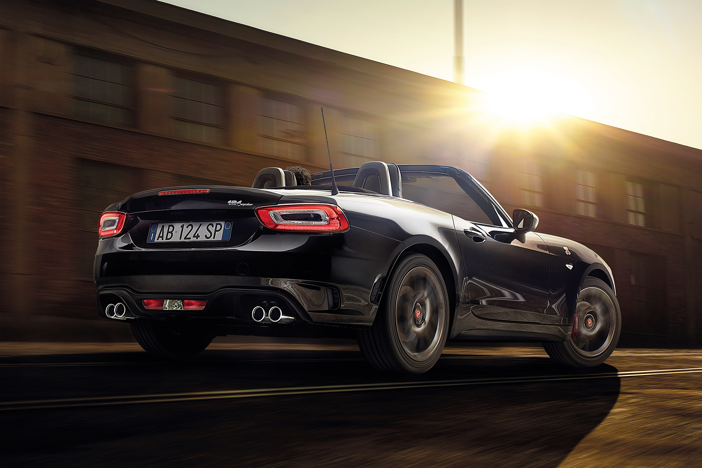 Abarth 124 Spider Scorpione - rear three quarter