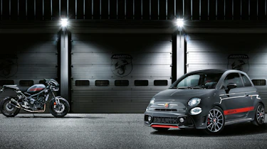 Abarth Yamaha - front with bike