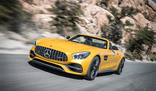 Mercedes-AMG GT C Roadster - front tracking