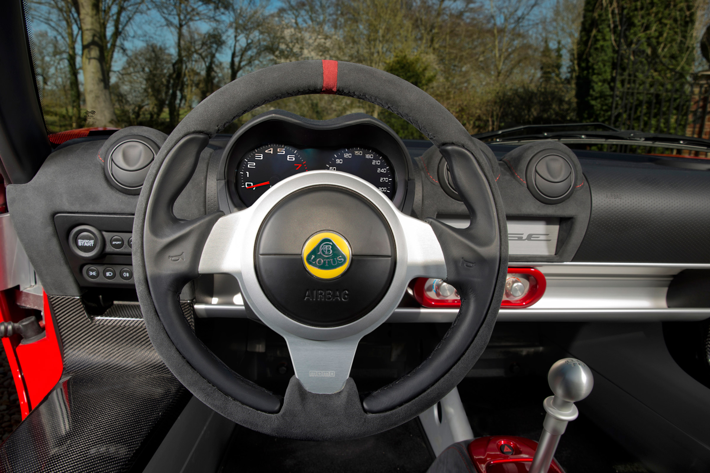Lotus Elise Sprint steering wheel