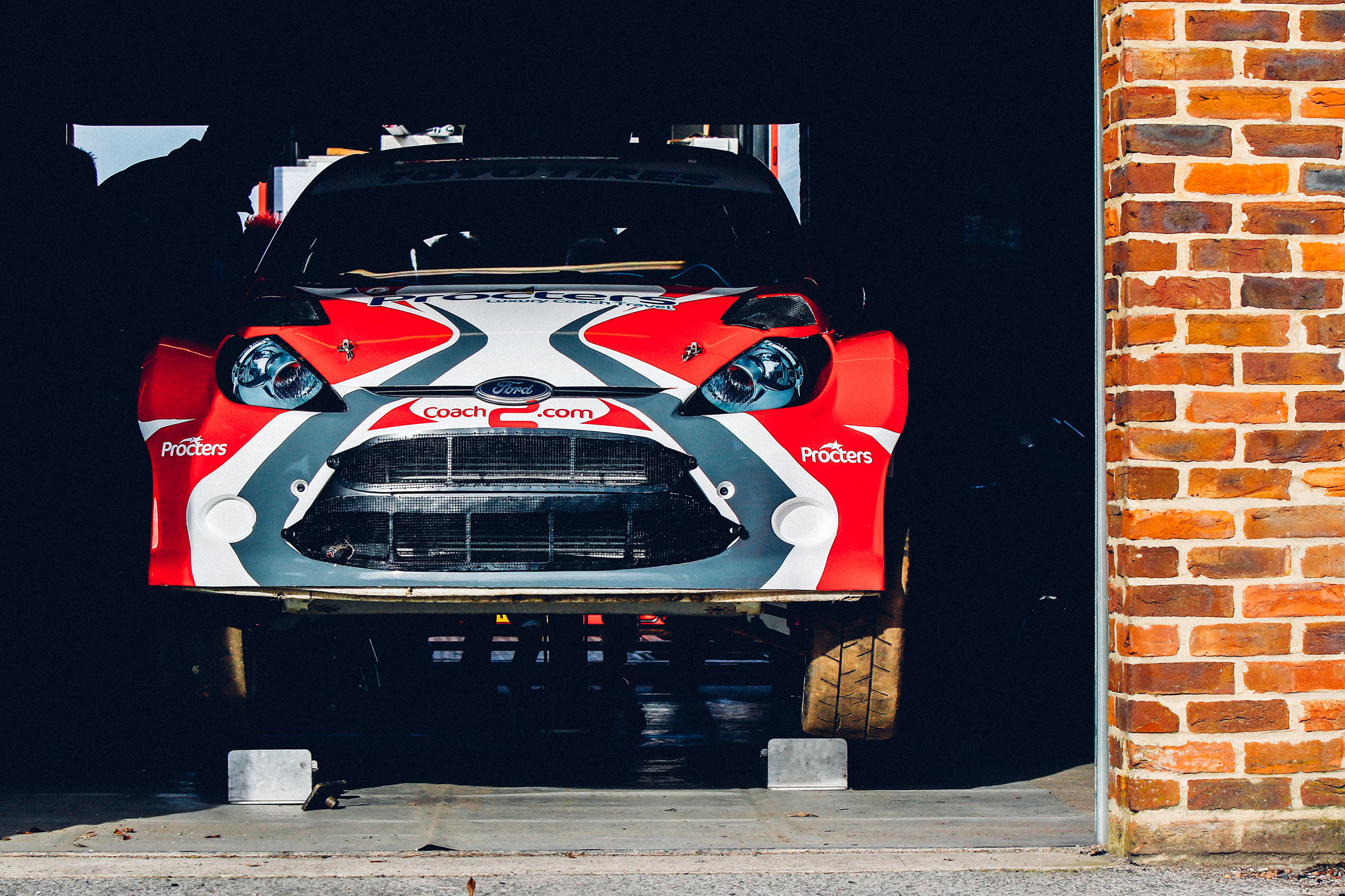 RallyCross fiesta garage