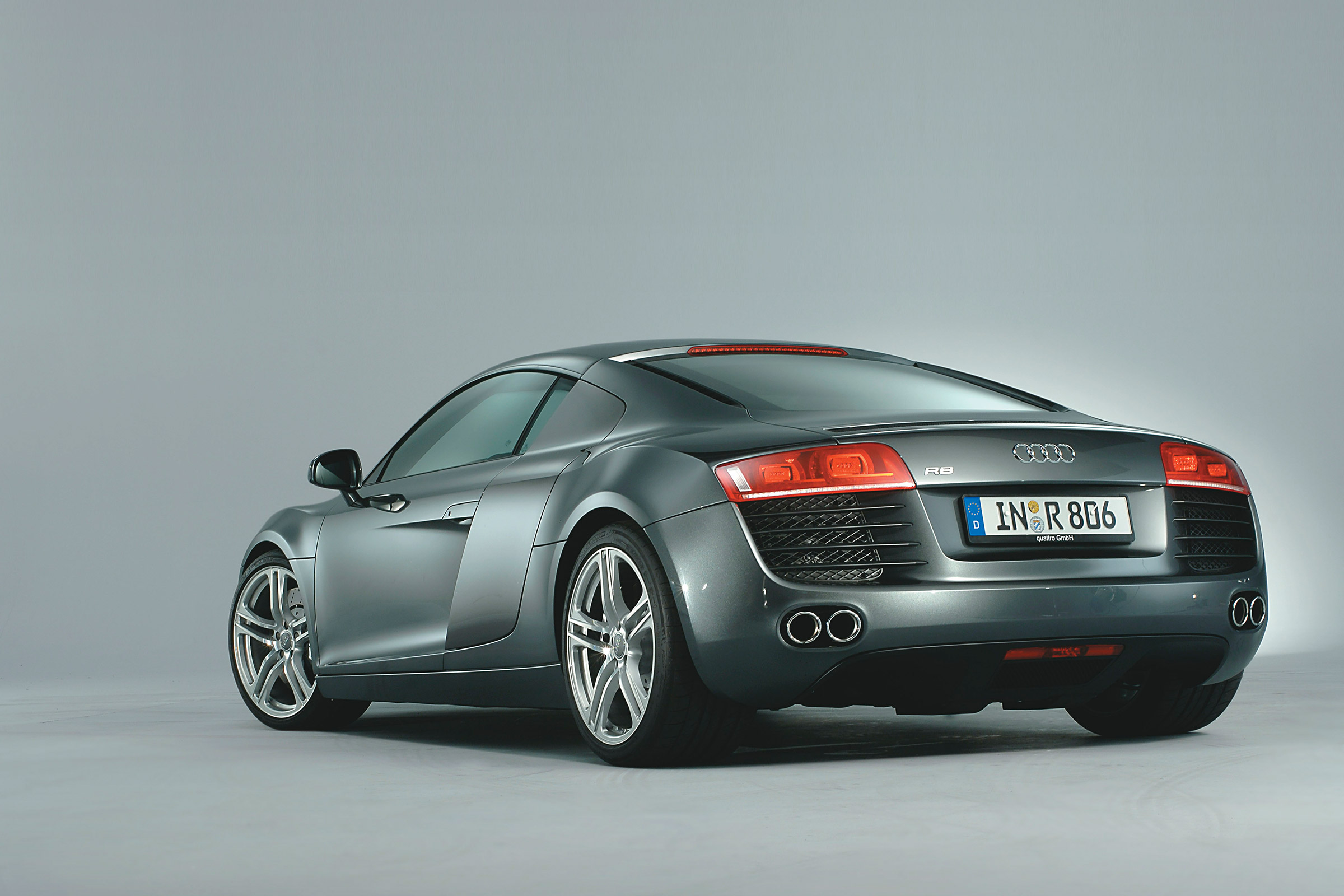 Audi R8 rear three quarter
