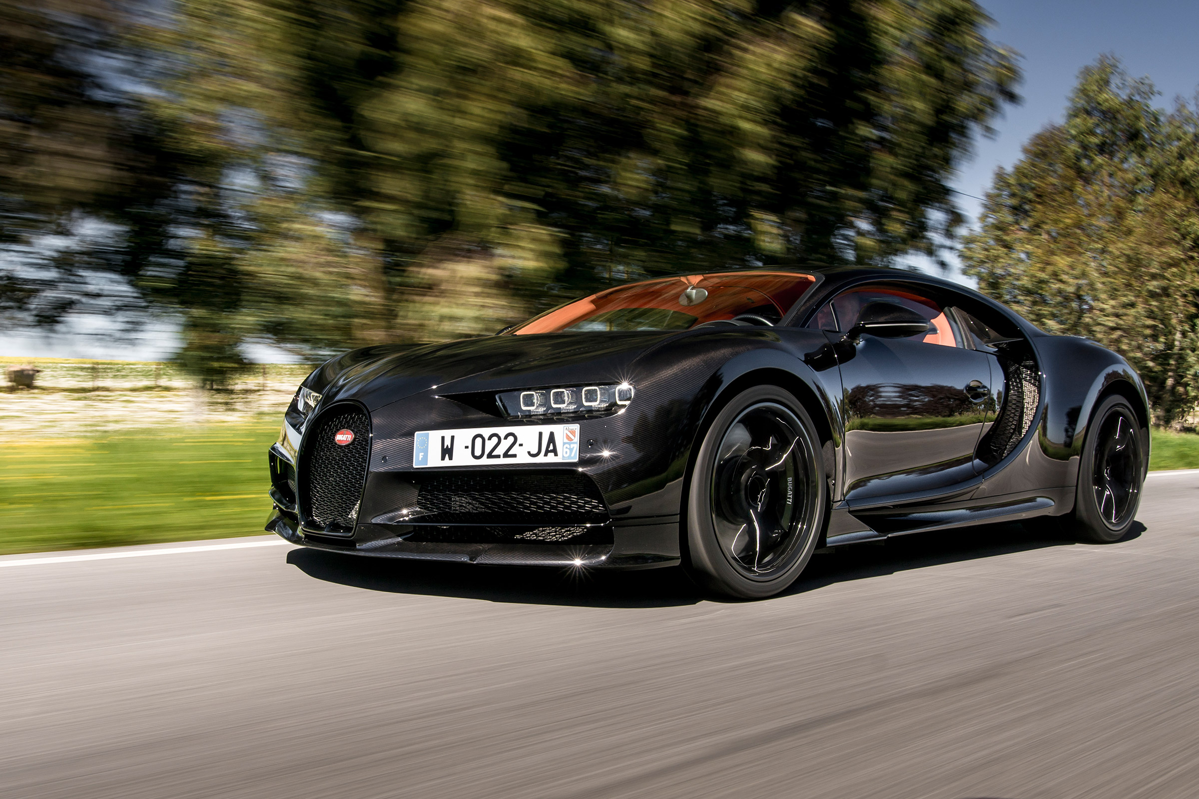 Bugatti Chiron - front tracking