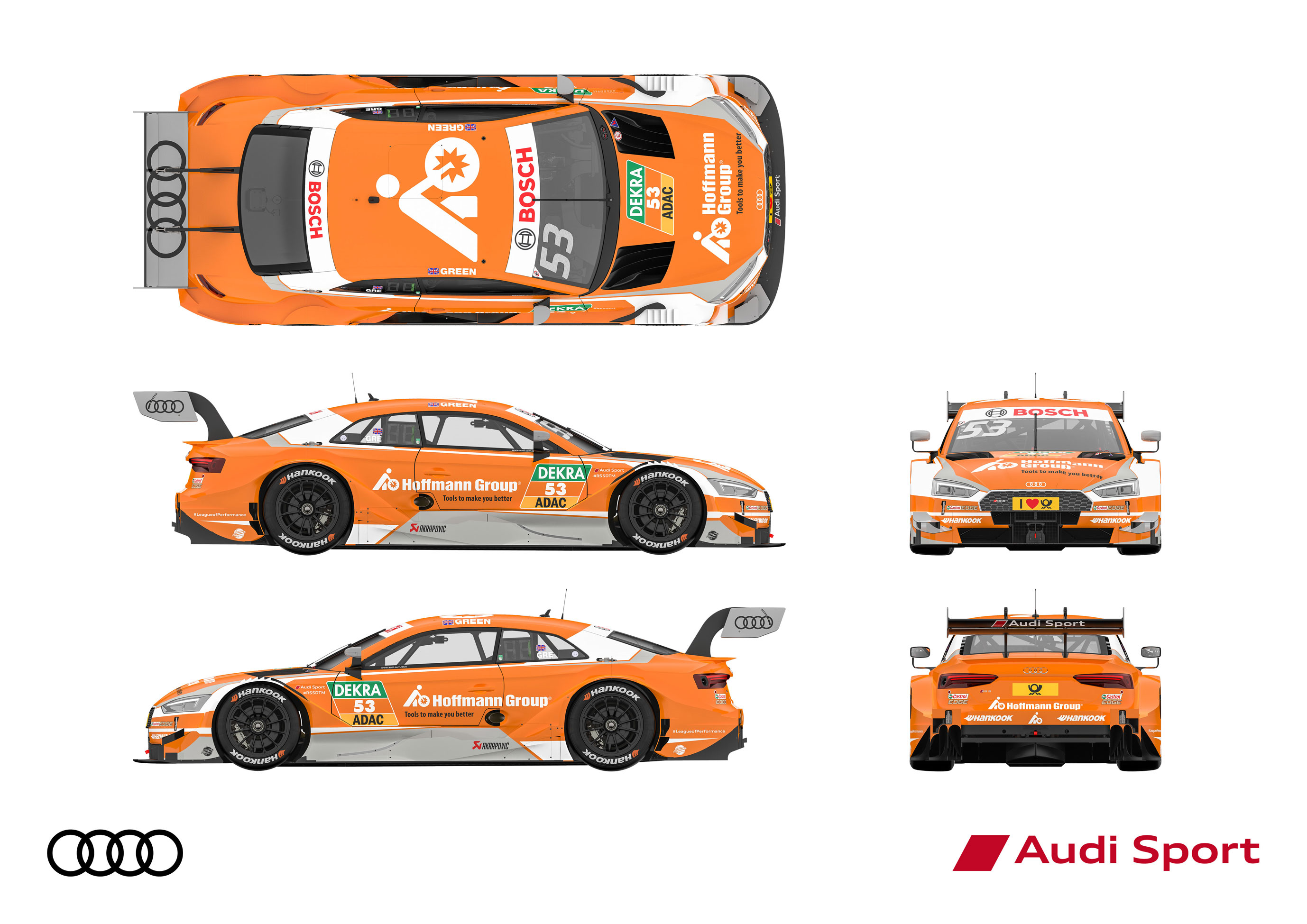 2017 Audi RS5 DTM – Team Rosberg, Jamie Green