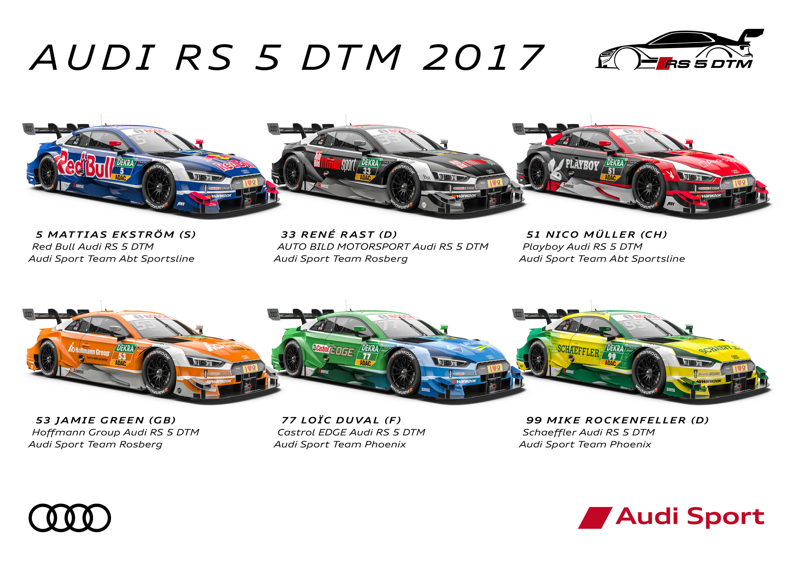 2017 Audi RS5 DTM collection