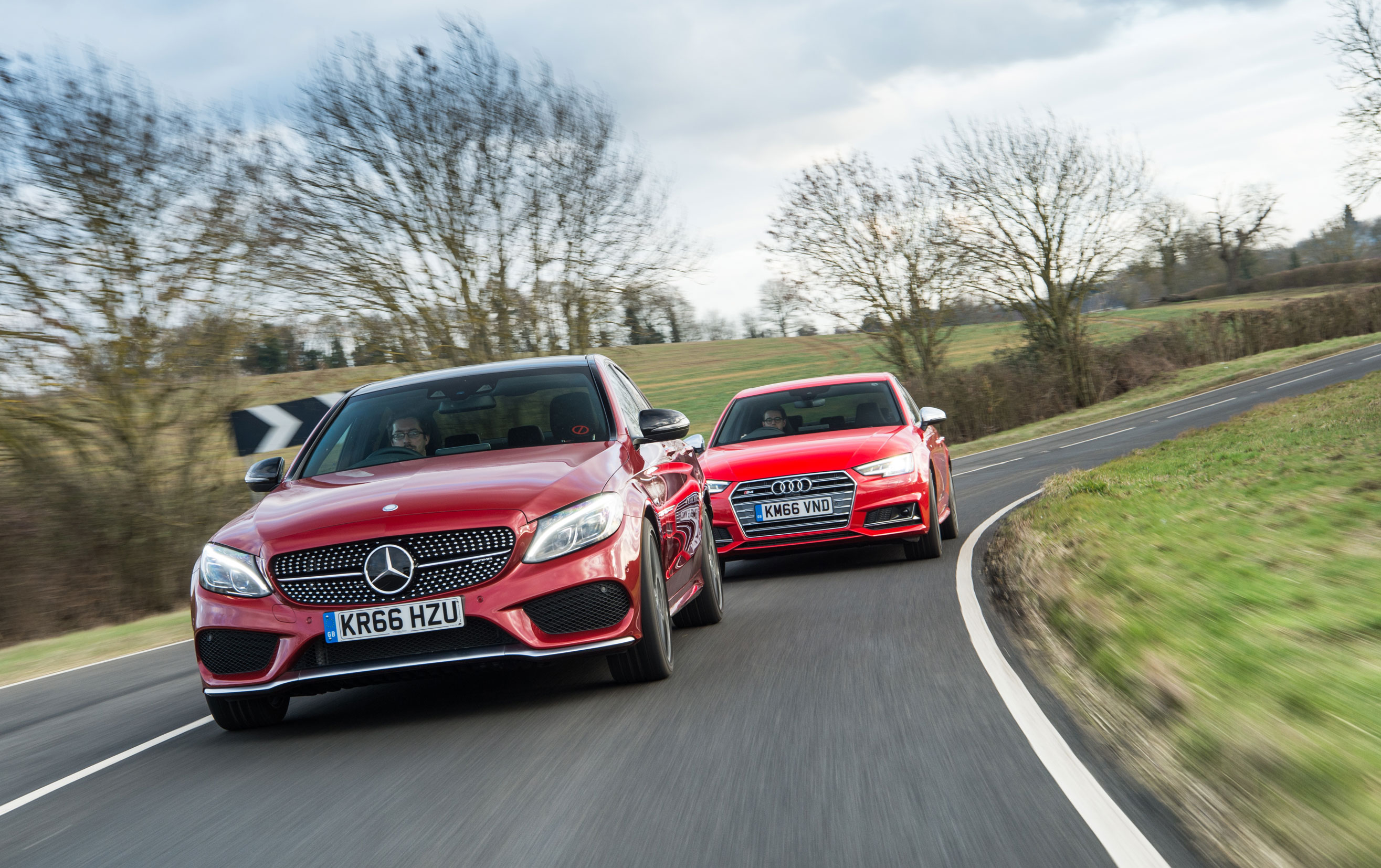 Mercedes-AMG C43 Saloon and Audi S4