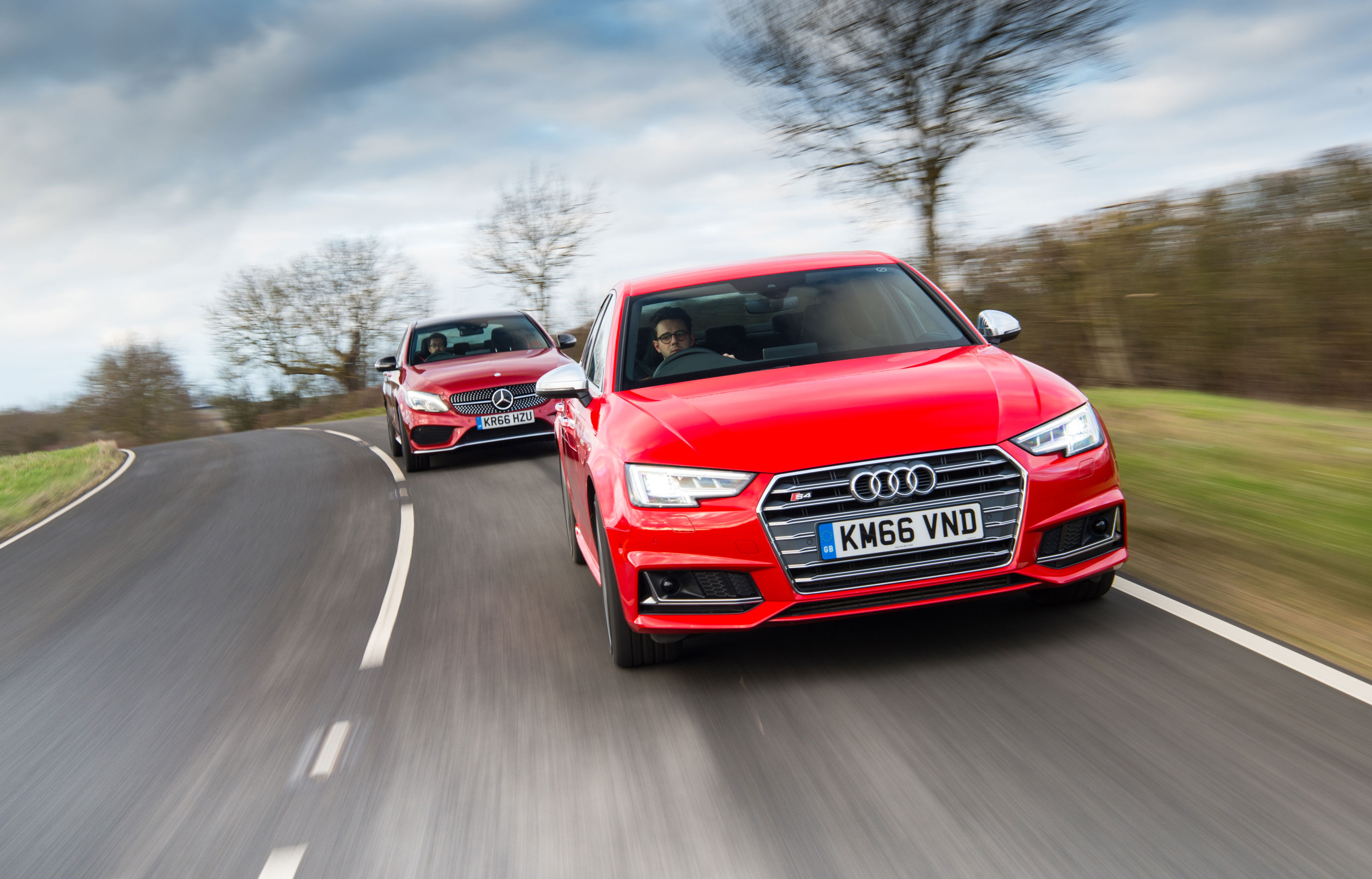 Audi S4 and Mercedes-AMG C43 Saloon
