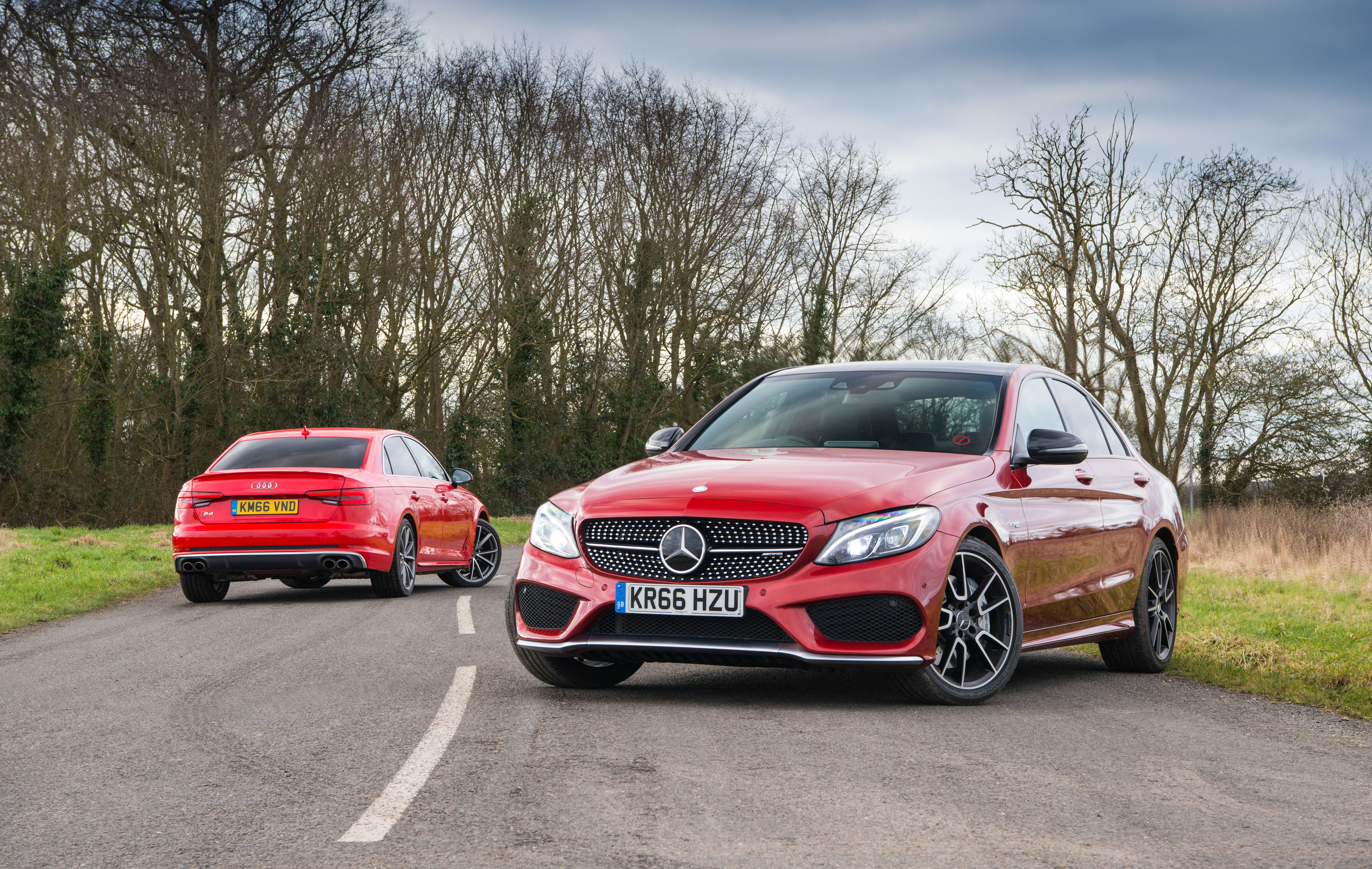 Mercedes-AMG C43 Saloon and Audi S4