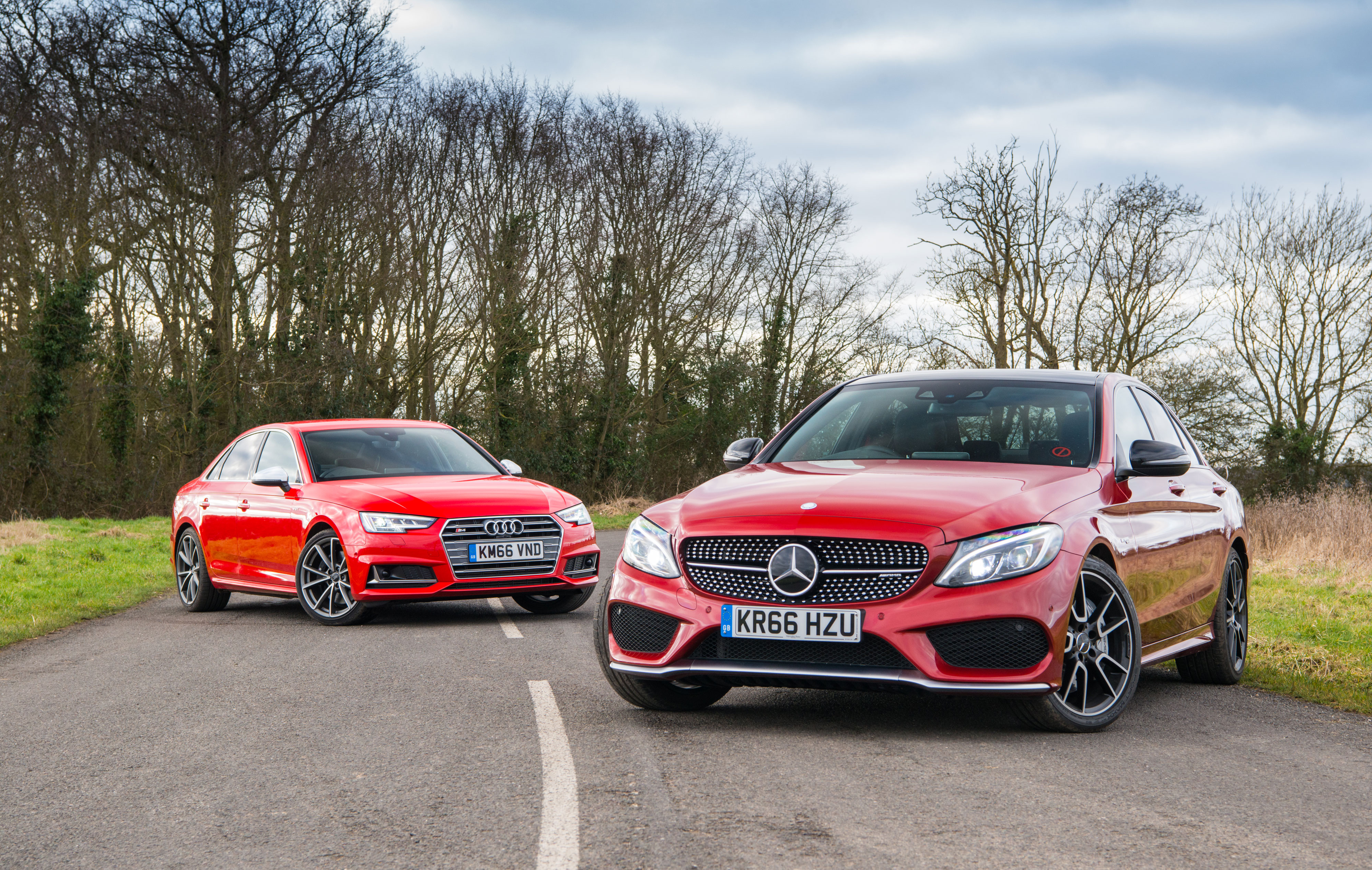 Mercedes-AMG C43 Saloon and Audi S4