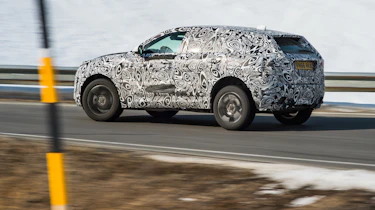 Jag E-Pace spy in france rear