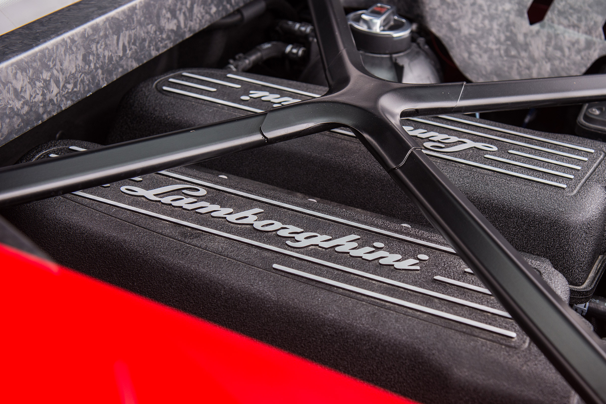 Lamborghini Huracan LP 580-2 engine bay