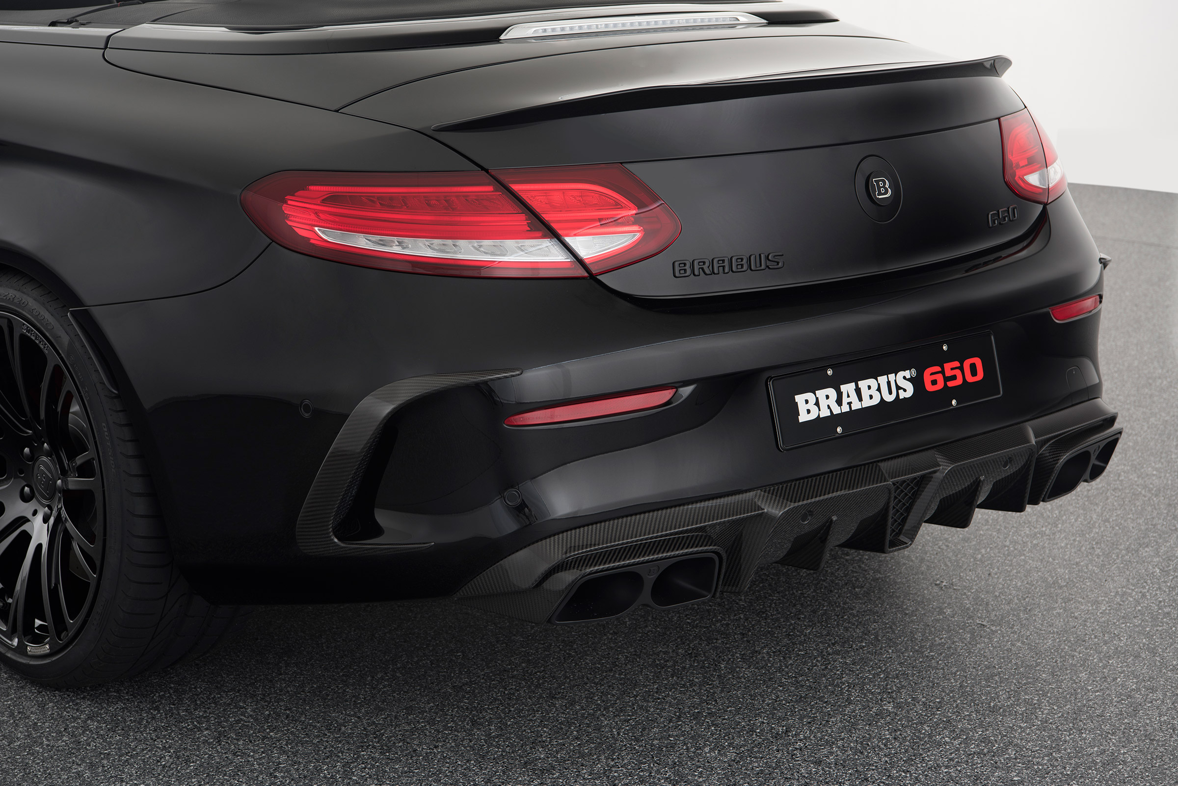 Brabus 650 Cabrio rear deck