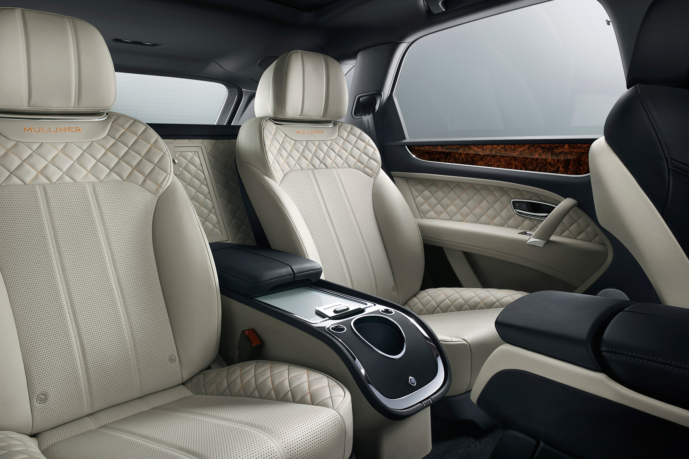 Bentayga Mulliner rear interior