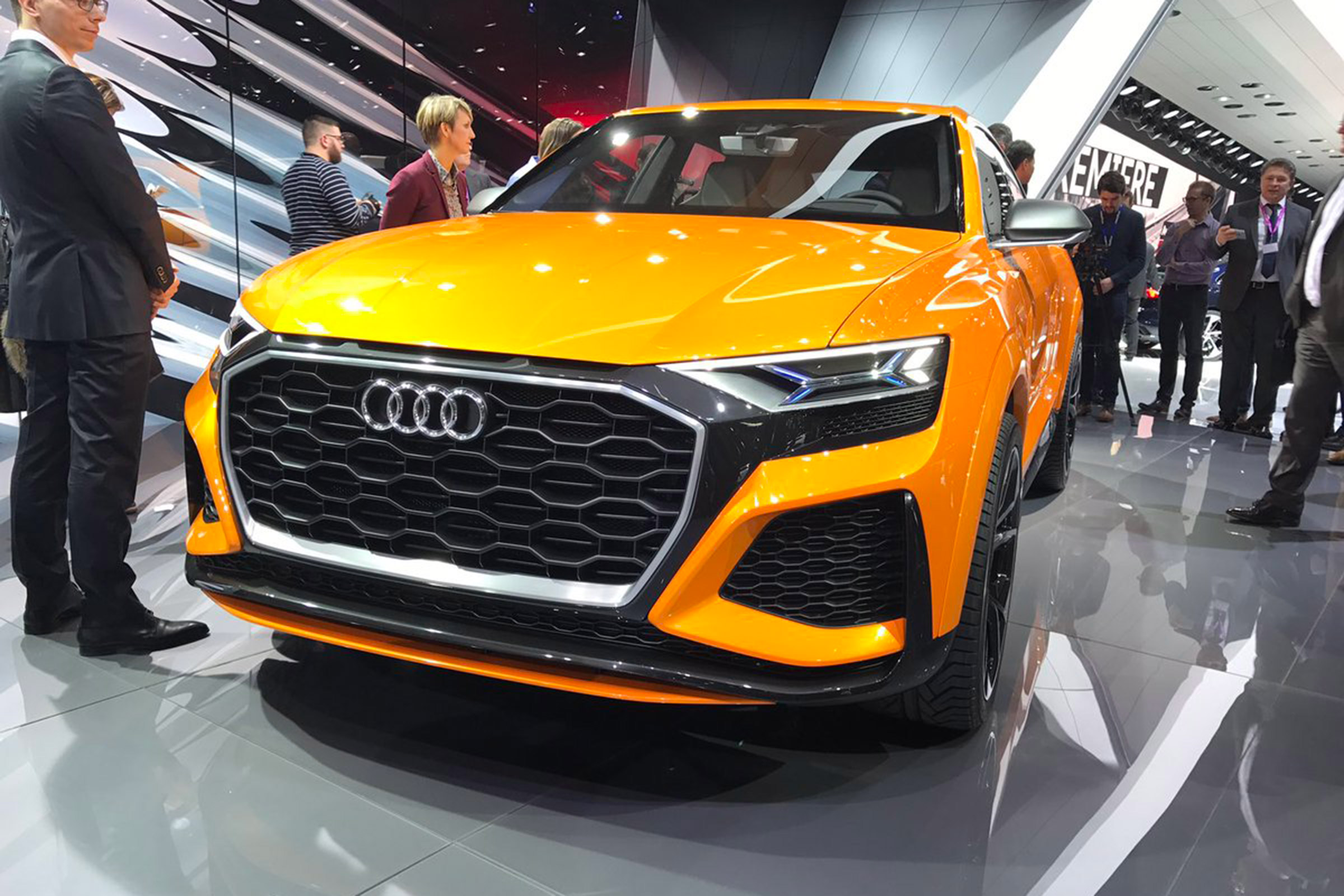 Audi Q8 sport concept - Geneva front three quarter