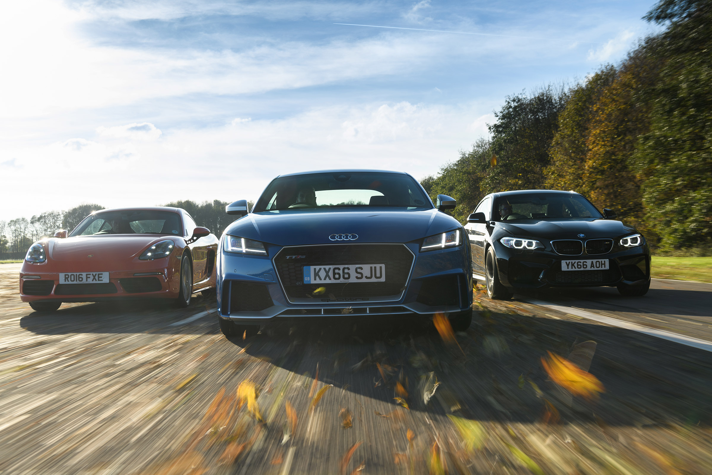 Audi TT RS group test 
