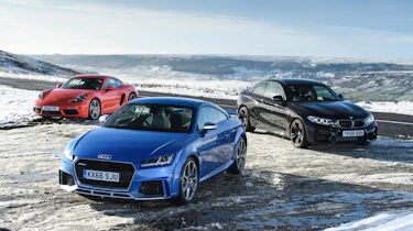 Audi TT RS group test header