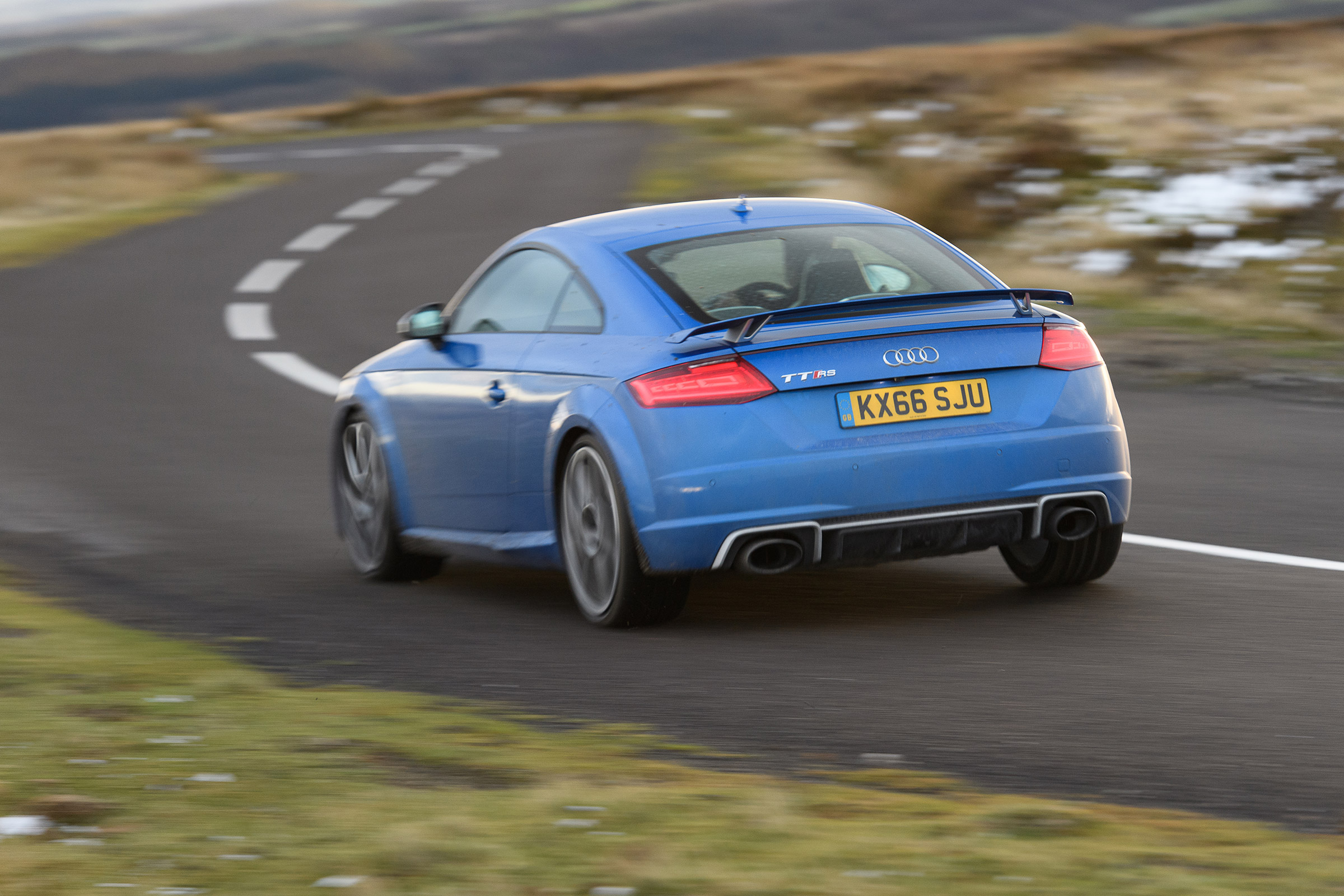 Audi TT RS rear cornering