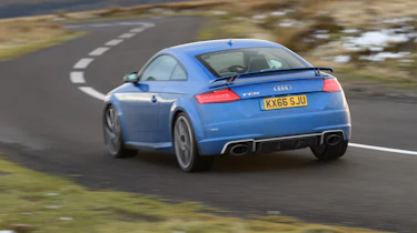 Audi TT RS rear cornering