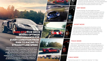 2016 Ford GT - driving modes